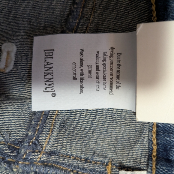 Blank NYC Anthropology The Hoyt high rise mini flare NWT jeans size 25, organic - Picture 8 of 12